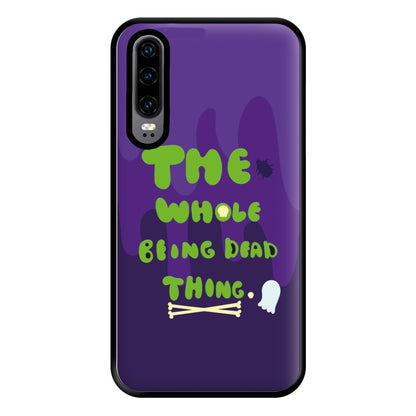 The Whole Being Dead Thing - Beetle Halloween Phone Case for Huawei P30