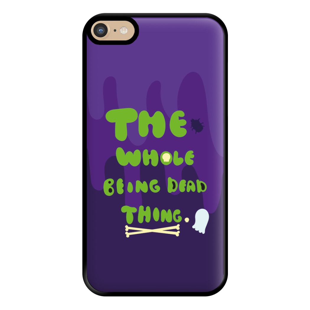 The Whole Being Dead Thing - Beetle Halloween Phone Case for iPhone 6 Plus / 7 Plus / 8 Plus