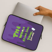 The Whole Being Dead Thing - Beetle Halloween Laptop Sleeve 2