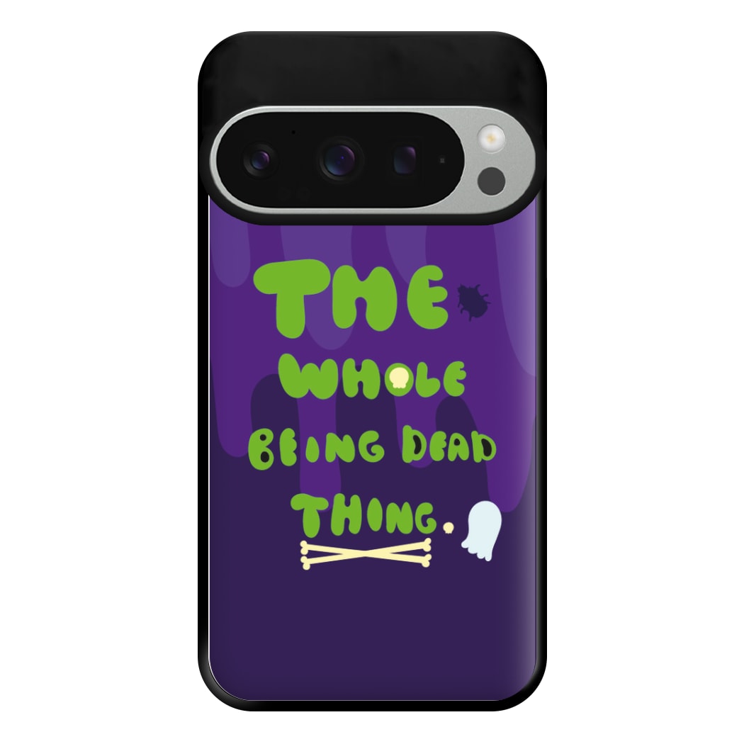 The Whole Being Dead Thing - Beetle Halloween Phone Case for Google Pixel 9 Pro XL