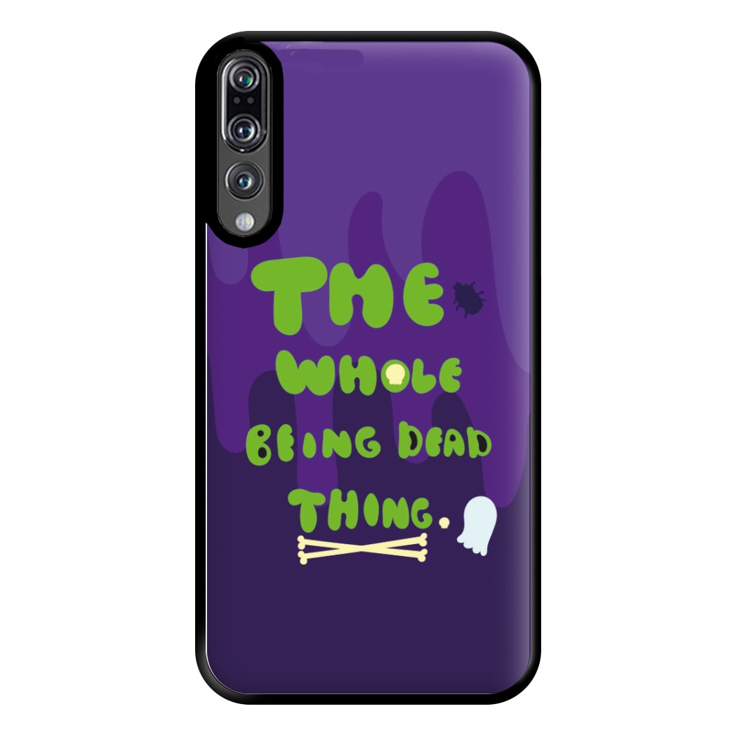 The Whole Being Dead Thing - Beetle Halloween Phone Case for Huawei P20 Pro