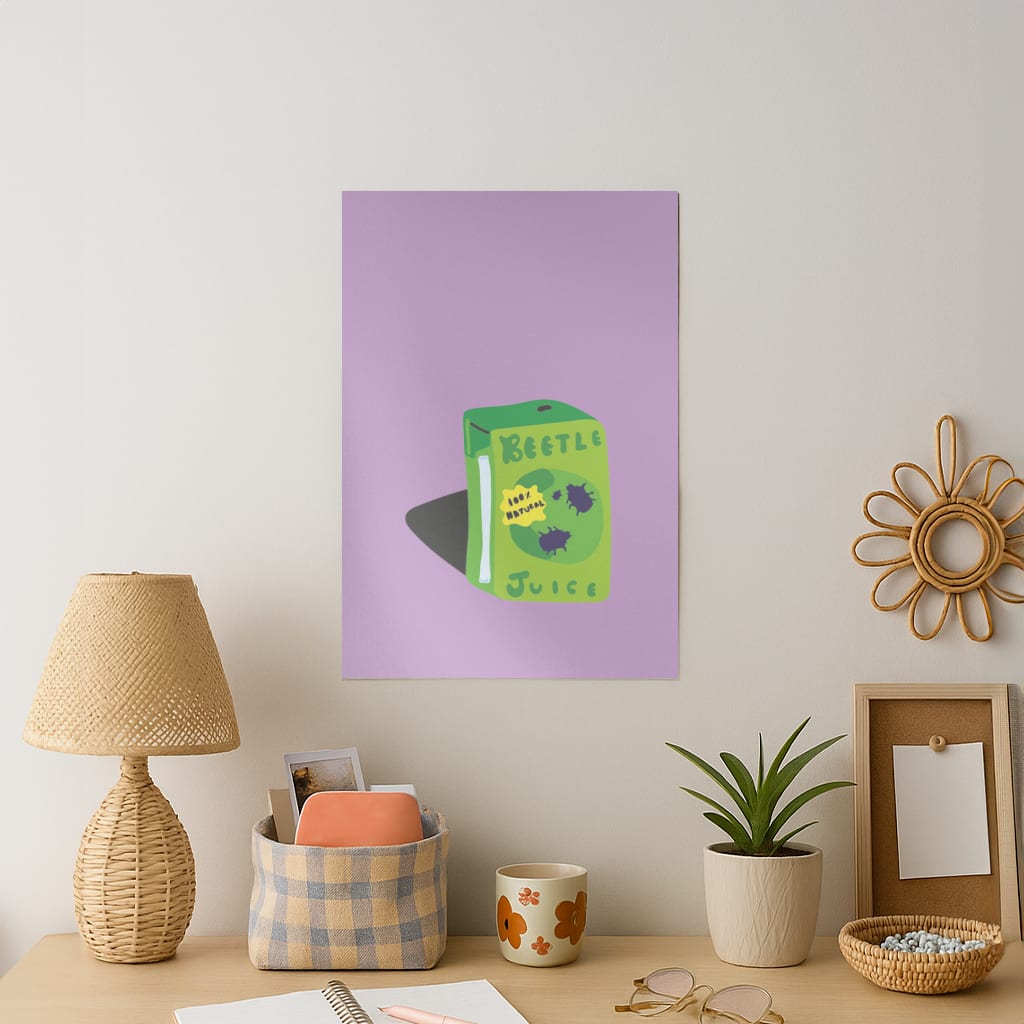 Juice - Beetle Halloween Art Print