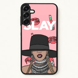 Slay - Queen B Cartoon Phone Case for Galaxy A17