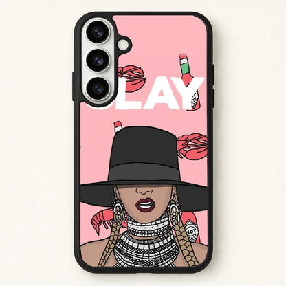 Slay - Queen B Cartoon Phone Case for Galaxy S26 Plus