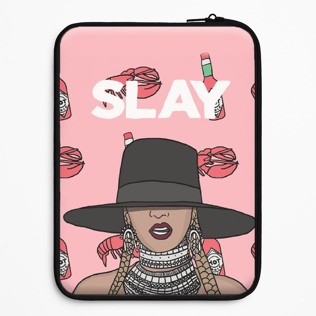 Slay - Queen B Cartoon Laptop Sleeve