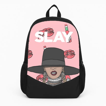 Slay - Queen B Cartoon Backpack