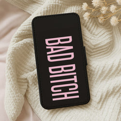 Bad Bitch - Queen B Flip Wallet Phone Case