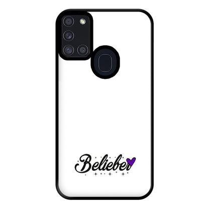 Belieber Signature - Bieber Phone Case for Galaxy A21s