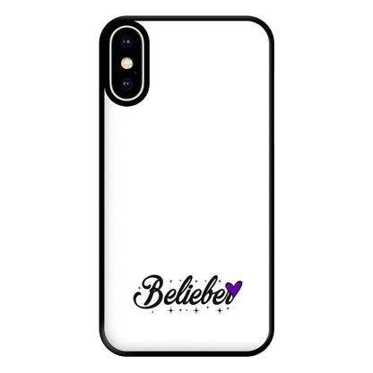 Belieber Signature - Bieber Phone Case for iPhone XS Max