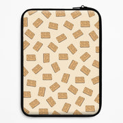 Custard Creams - Biscuits Patterns Laptop Sleeve 2
