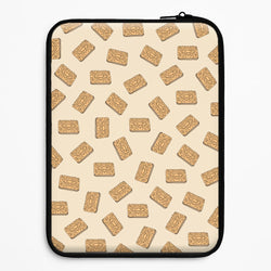 Custard Creams - Biscuits Patterns Laptop Sleeve