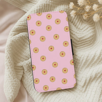 Jammy Doggers - Biscuits Patterns Wallet Phone Case