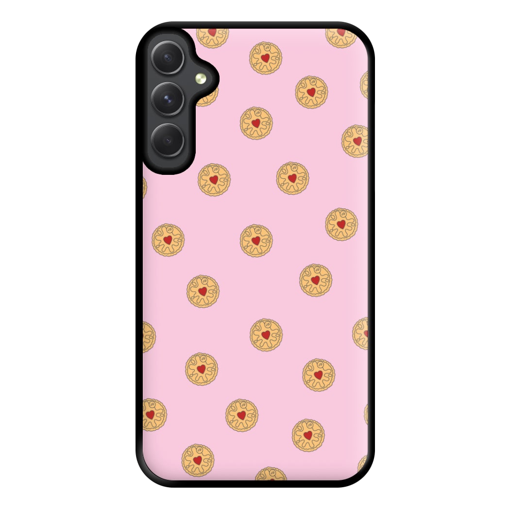 Jammy Doggers - Biscuits Patterns Phone Case for Galaxy A34