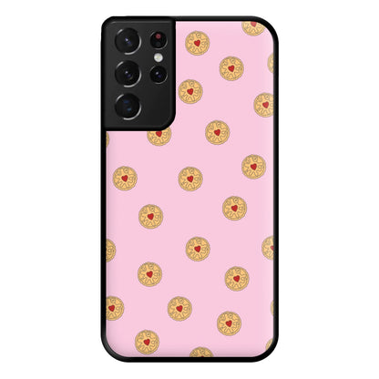 Jammy Doggers - Biscuits Patterns Phone Case for Galaxy S21 Ultra