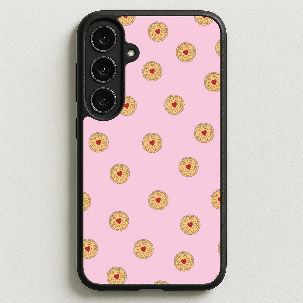 Jammy Doggers - Biscuits Patterns Phone Case for Galaxy S25FE