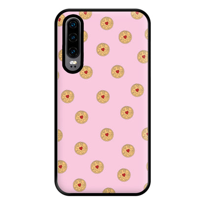 Jammy Doggers - Biscuits Patterns Phone Case for Huawei P30