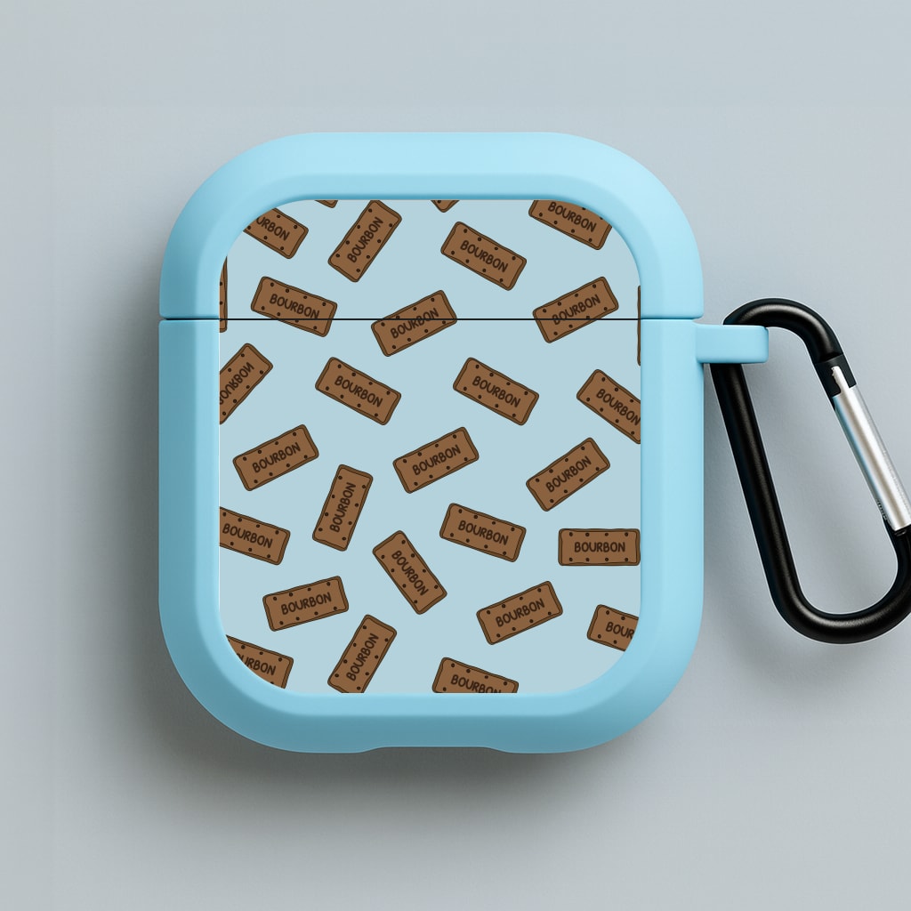 Bourbons - Biscuits Patterns Blue AirPods Case
