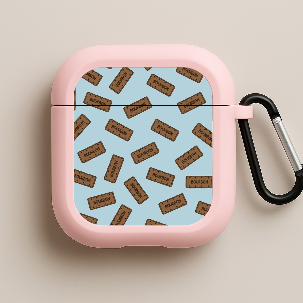 Bourbons - Biscuits Patterns Pink AirPods Case