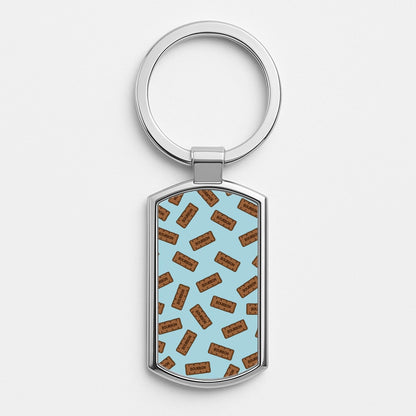 Bourbons - Biscuits Patterns Luxury Keyring
