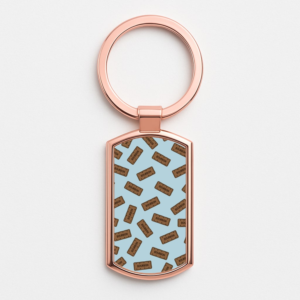 Bourbons - Biscuits Patterns Luxury Keyring