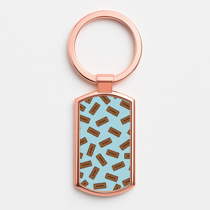 Bourbons - Biscuits Patterns Luxury Keyring