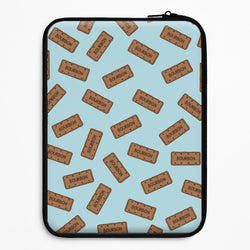 Bourbons - Biscuits Patterns Laptop Sleeve