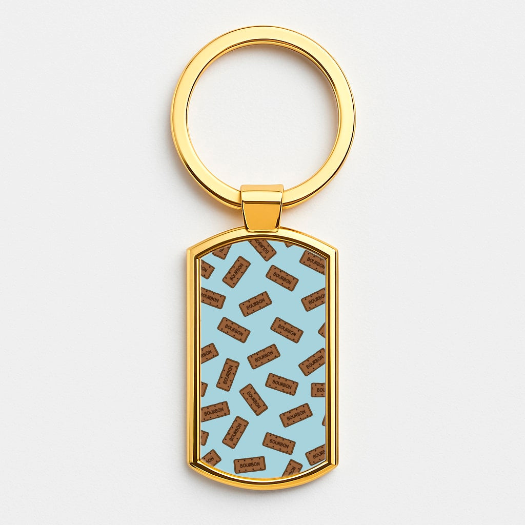 Bourbons - Biscuits Patterns Luxury Keyring