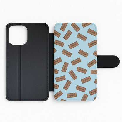 Bourbons - Biscuits Patterns Flip / Wallet Phone Case