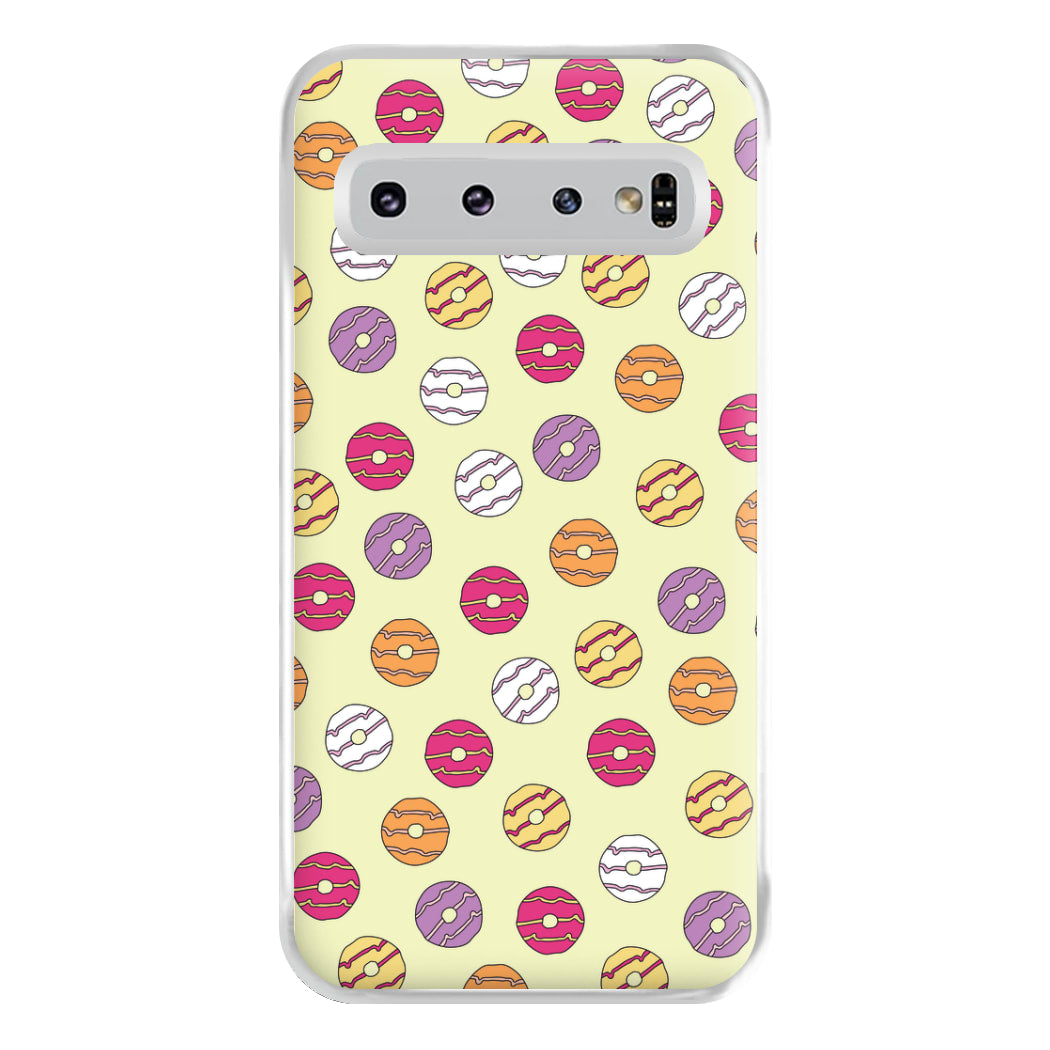 Party Rings - Biscuits Patterns Phone Case for Galaxy S10 Plus