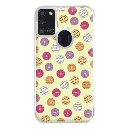 Party Rings - Biscuits Patterns Phone Case for Galaxy A21s