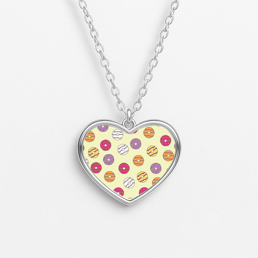 Party Rings - Biscuits Patterns Heart Necklace