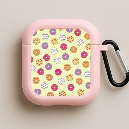 Party Rings - Biscuits Patterns Pink AirPods Case