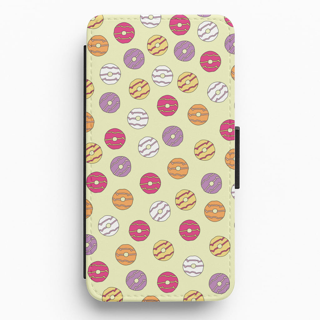 Party Rings - Biscuits Patterns Flip / Wallet Phone Case
