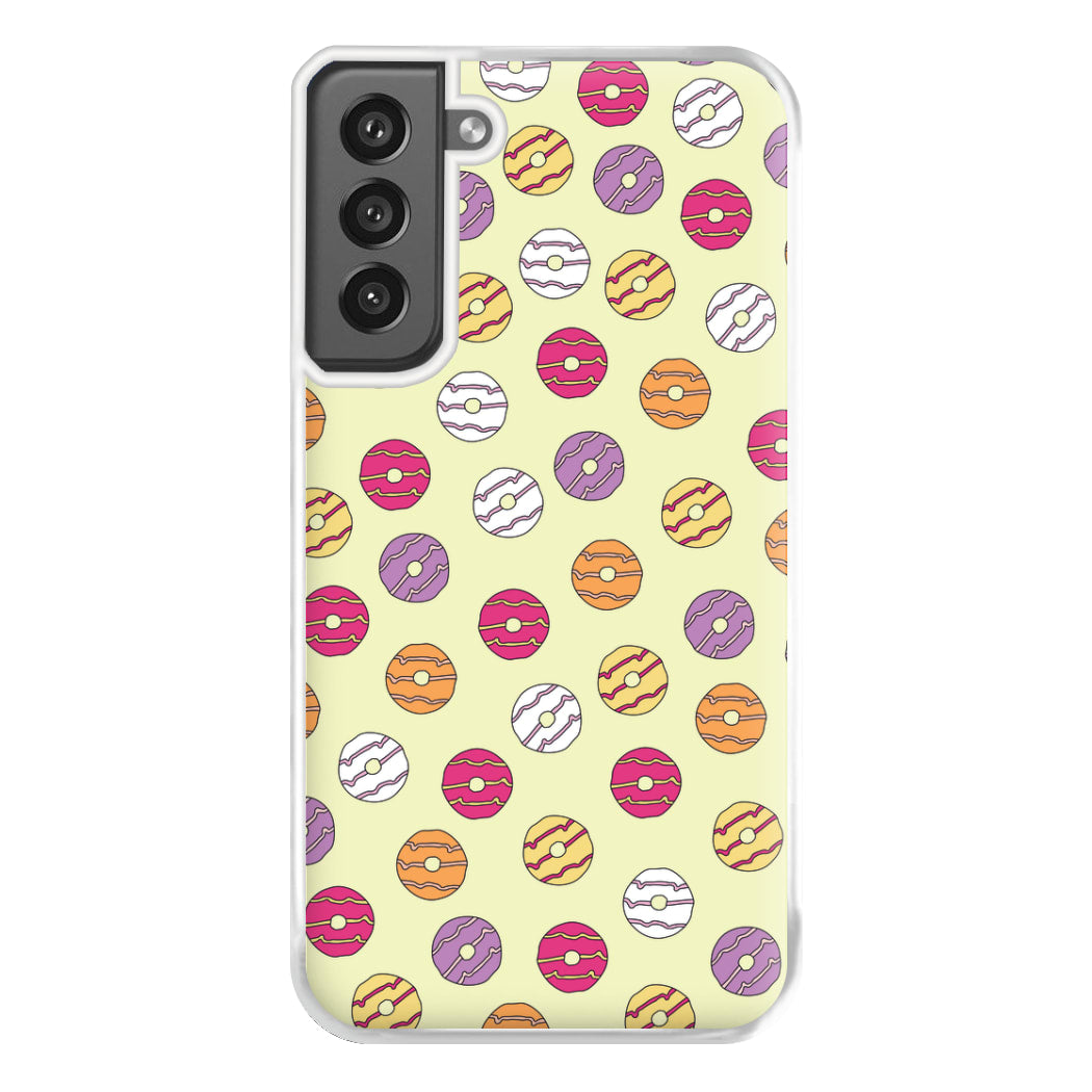 Party Rings - Biscuits Patterns Phone Case for Galaxy S21FE