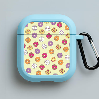 Party Rings - Biscuits Patterns Blue AirPods Case