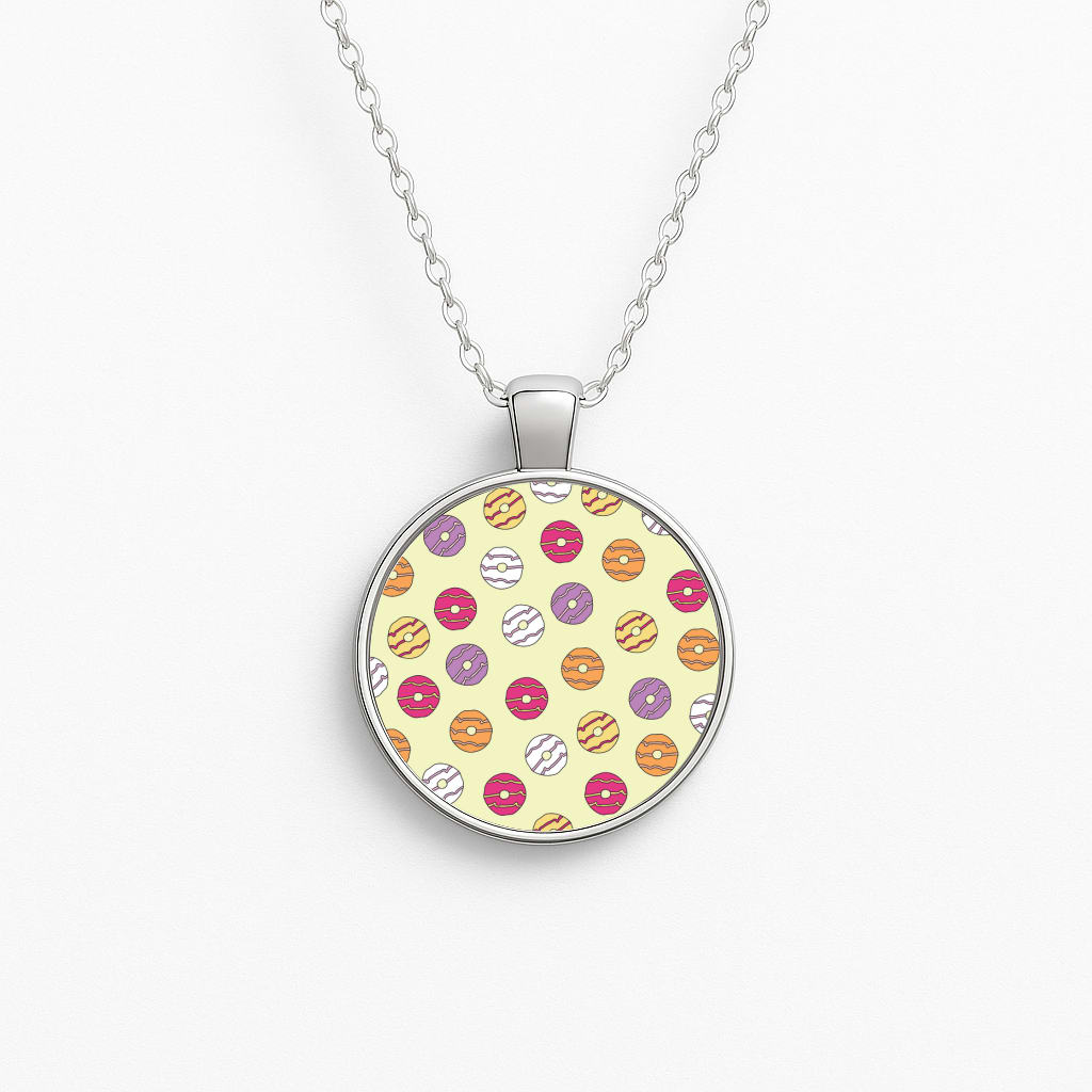 Party Rings - Biscuits Patterns Circle Necklace