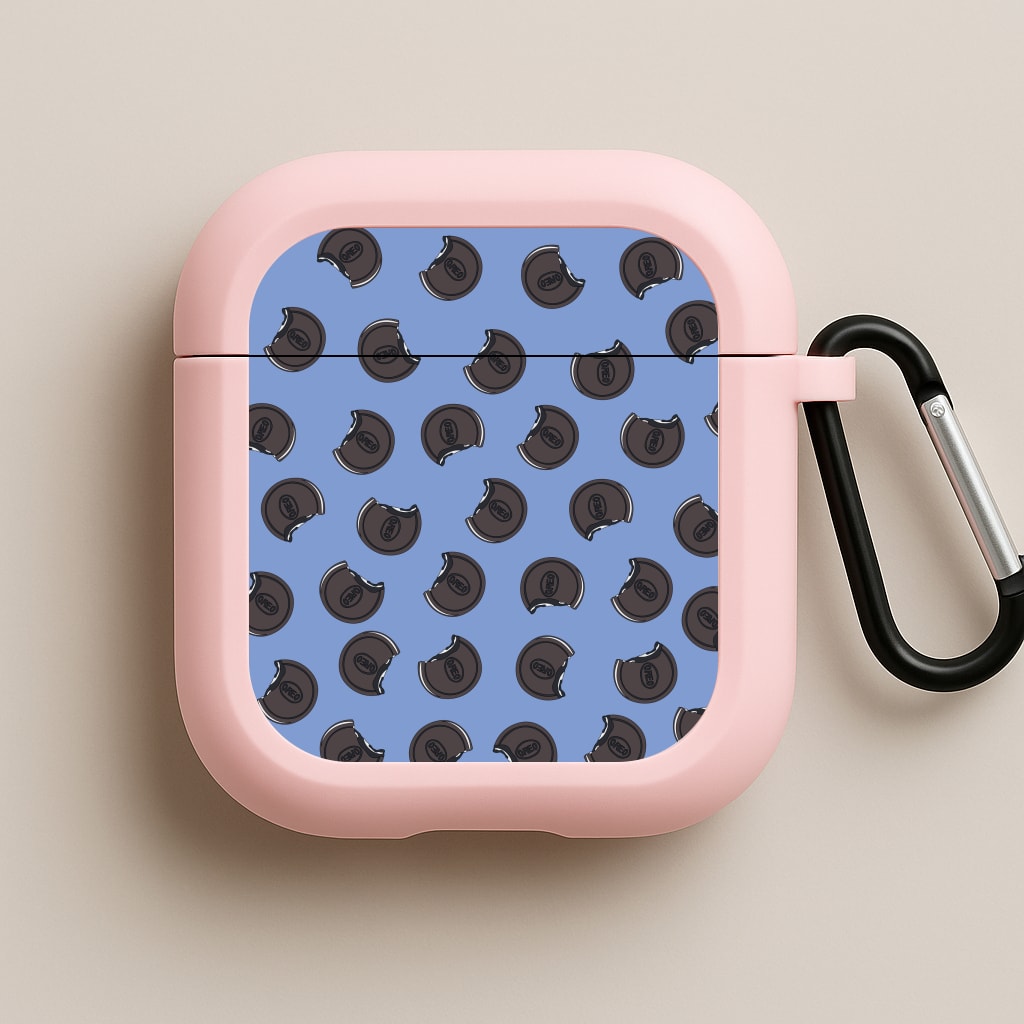 Oreos - Biscuits Patterns Pink AirPods Case