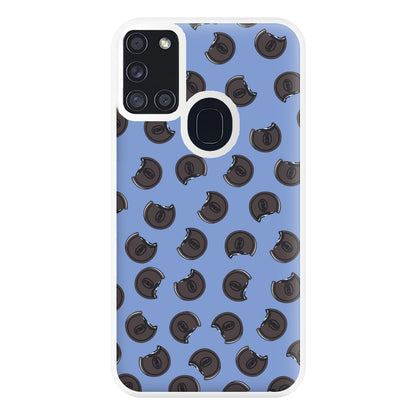 Oreos - Biscuits Patterns Phone Case for Galaxy A21s