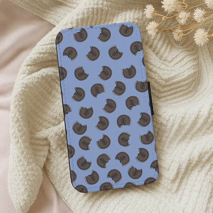 Oreos - Biscuits Patterns Wallet Phone Case