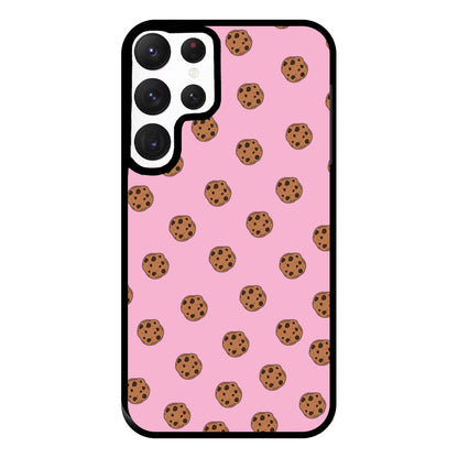 Cookies - Biscuits Patterns Phone Case for Galaxy S22 Ultra