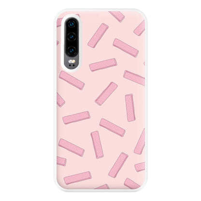 Pink Waffers - Biscuits Patterns Phone Case for Huawei P30