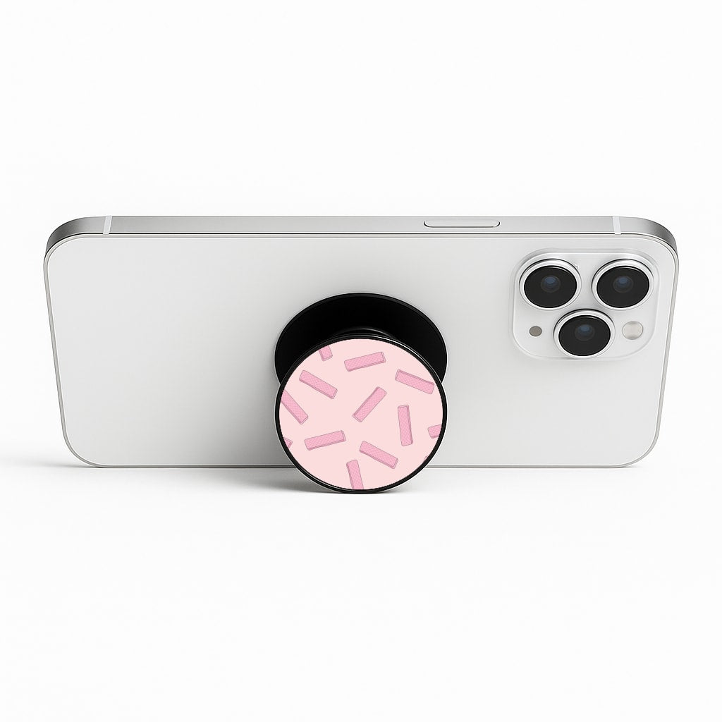 Pink Waffers - Biscuits Patterns Phone Stand