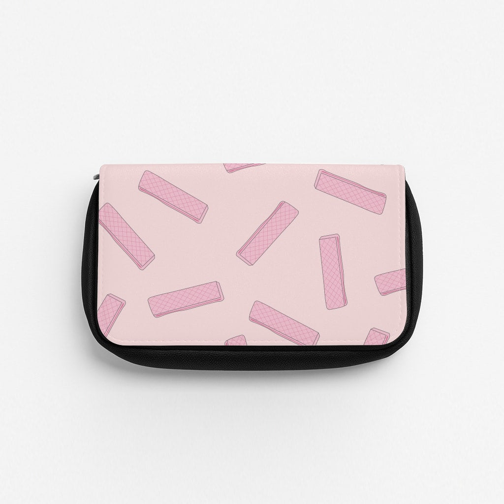 Pink Waffers - Biscuits Patterns Pencil Case