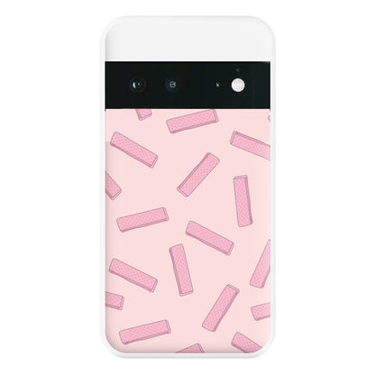 Pink Waffers - Biscuits Patterns Phone Case for Google Pixel 6a