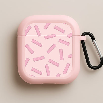 Pink Waffers - Biscuits Patterns Pink AirPods Case