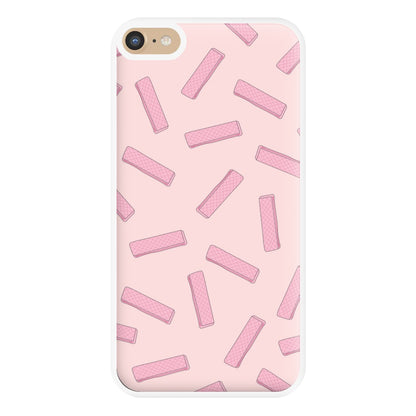 Pink Waffers - Biscuits Patterns Phone Case for iPhone 6 Plus / 7 Plus / 8 Plus