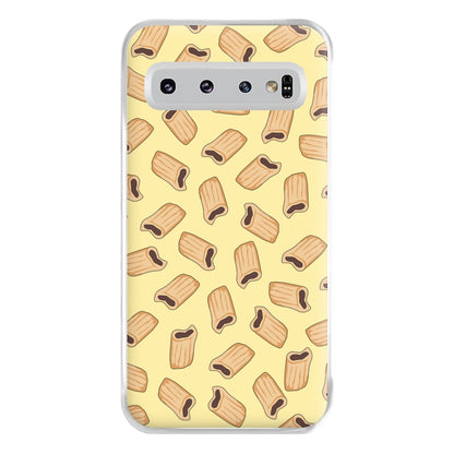 Fig Rolls - Biscuits Patterns Phone Case for Galaxy S10 Plus