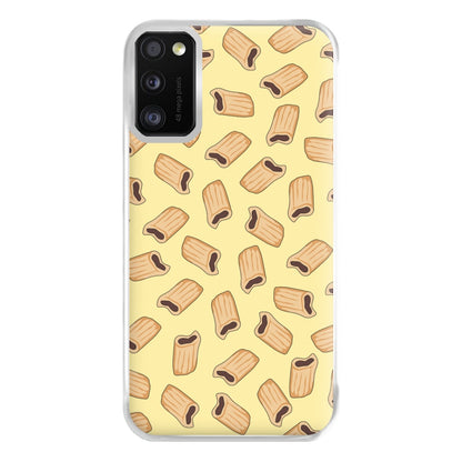 Fig Rolls - Biscuits Patterns Phone Case for Galaxy A41