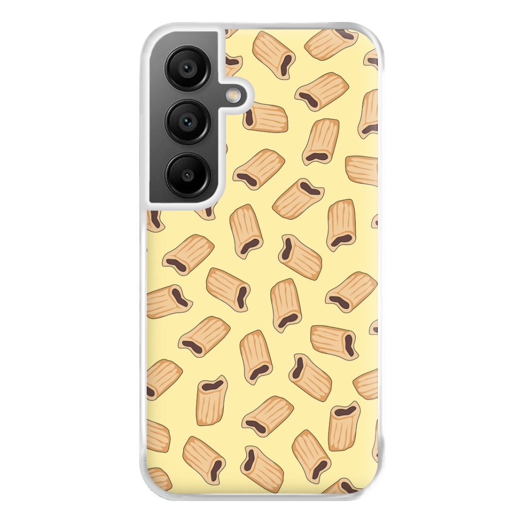 Fig Rolls - Biscuits Patterns Phone Case for Galaxy A55