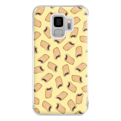 Fig Rolls - Biscuits Patterns Phone Case for Galaxy S9 Plus